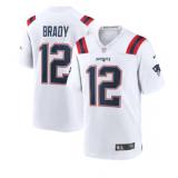 Tom Brady, New England Patriots Nike Jersey - White Tom Brady, New England Patriots Nike Jersey - White